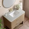 James Martin Vanities Lucian 36in Single Vanity, Carbon Oak w/ 3 CM Victorian Silver Quartz Top D704-V36-PBO-3VSL - alternate 3